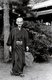 Japan: Yasunari Kawabata (1899 -1972), novelist and essayist, in his garden c. 1968