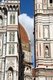 Italy: Cattedrale di Santa Maria del Fiore (Cathedral of Saint Mary of the Flowers, also known as Il Duomo di Firenze), Giotto's Campanile (bell tower, right), Piazza del Duomo, Florence