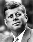After military service during World War II in the South Pacific, Kennedy represented Massachusetts's 11th congressional district in the U.S. House of Representatives from 1947 to 1953 as a Democrat. Thereafter, he served in the U.S. Senate from 1953 until 1960.<br/><br/> 

Kennedy defeated then Vice President and Republican candidate Richard Nixon in the 1960 U.S. presidential election. He was the youngest elected to the office, at the age of 43, the second-youngest President (after Theodore Roosevelt), and the first president to have been born in the 20th century. Events during his presidency included the Bay of Pigs Invasion, the Cuban Missile Crisis, the building of the Berlin Wall, the Space Race, the African American Civil Rights Movement and early stages of the Vietnam War.<br/><br/> 

Kennedy was assassinated on November 22, 1963, in Dallas, Texas. Lee Harvey Oswald was charged with the crime but was shot and killed two days later by Jack Ruby before any trial. Today, Kennedy continues to rank highly in public opinion ratings of former U.S. presidents.