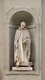 Italy: Saint Antonino (Antoninus or Little Anthony), Italian Dominican friar and archbishop of Florence. 19th century statue outside the Uffizi Gallery, Florence, Italy. Sculpted by Giovanni Dupre (2016)