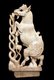 Iraq / Mesopotamia: Openwork ivory plaque with a rampant goat eating a plant, Neo-Assyrian, Nimrud / Kalhu, c. 8th Century BCE, Metropolitan Museum of Art, New York