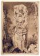 Honduras: 'Stela at Copan' (Mayan Civilization, Central America). Frederick Catherwood (1799 - 1854), Sepia wash over graphite, 1843