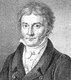 Germany: Carl Friedrich Gauss (1777-1855), German mathematician and scientist, portrait published in <i>Astronomische Nachrichten</i>, 1828