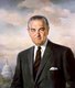 USA: Lyndon Baines Johnson (1908 - 1973) was the 36th President of the United States, serving from 1963 to 1969. Official White House portrait, oil on canvas, Elizabeth Shoumatoff, 1968