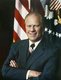 USA: Gerald Ford (1913 - 2006) was the 38th President of the United States, serving from 1974 to 1977. Photographic portrait, David Hume Kennerly, 27 August 1974