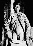 The Qing like all dynasties that ruled China made much use of eunuchs in the Imperial Palace.<br/><br/> 

In China, castration included removal of the penis as well as the testicles. Both organs were cut off with a knife at the same time.<br/><br/> 

The number of eunuchs in Imperial employ fell to 470 by 1912, when the practice of using them ceased. The last Imperial eunuch, Sun Yaoting, died in December 1996.
