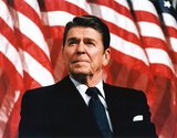 Ronald Wilson Reagan (February 6, 1911 – June 5, 2004, Republican) was an American politician and actor who was the 40th President of the United States, from 1981 to 1989.<br/><br/> 

Before his presidency, he was the 33rd Governor of California, from 1967 to 1975, after a career as a Hollywood actor and union leader.