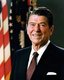 USA: Ronald Reagan (1911 – 2004) was the 40th President of the United States, serving from 1981 to 1989. Photographic Portrait, 1983