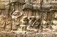 Cambodia: Bas-relief of a sword swallower on the northern outer terrace, Terrace of the Leper King, Angkor Thom, Angkor