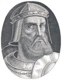 George Castriot (Albanian: Gjergj Kastrioti; 6 May 1405 – 17 January 1468), known as Skanderbeg (Albanian: Skenderbej or Skenderbeu from Turkish: Iskender Bey), was an Albanian nobleman and military commander who served the Ottoman Empire in 1423–43, the Republic of Venice in 1443–47, and lastly the Kingdom of Naples until his death.<br/><br/>  

After leaving Ottoman service, he led a rebellion against the Ottoman Empire in Albania. Skanderbeg's military skills presented a major obstacle to Ottoman expansion, and he was considered by many in western Europe to be a model of Christian resistance against the Ottoman Muslims.