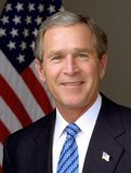 George Walker Bush (born July 6, 1946) is an American politician who was the 43rd President of the United States from 2001 to 2009 and 46th Governor of Texas from 1995 to 2000. The eldest son of Barbara and George H. W. Bush, he was born in New Haven, Connecticut.
