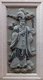 Malaysia / China: Carving of Grand Counselor San Yisheng, depicting his role in the 16th Century Ming Dynasty novel <i>Fengshen Yanyi</i> ('Investiture of the Gods'). From Ping Sien Si Temple, Pasir Panjang Laut