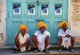India: Local men take a rest in a village near Indore, Madhya Pradesh