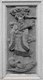 Malaysia / China: Carving of Grand Counselor Yang Ren, depicting his role in the 16th Century Ming Dynasty novel <i>Fengshen Yanyi</i> ('Investiture of the Gods'). From Ping Sien Si Temple, Pasir Panjang Laut