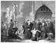 Spain: An <i>auto-da-fé</i> of the Spanish Inquisition, engraving, Henry Duff Linton (1815 - 1899), c. 1860