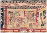 Okumura Masanobu (1686 – 13 March 1764) was a Japanese print designer, book publisher, and painter. He also illustrated novelettes and in his early years wrote some fiction.<br/><br/>

At first his work adhered to the Torii school, but later drifted beyond that. He is a figure in the formative era of ukiyo-e doing early works on actors and <i>bijin-ga</i> ('pictures of beautiful women').