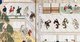 Japan: Scenes from the Nakamura Kabuki Theatre (detail), one from a pair of six-panel <i>byobu</i> folding screens; ink and color on gold-leafed paper, Moronobu Hishikawa (1618-1694), c. 1670-1680