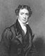 England / UK: Michael Faraday (1791 - 1867), noted English scientist, in his late thirties. Engraving by John Pickering (1821 - 1865) based on a painting by H. W. Pickersgill (1782 - 1875), c. 1826