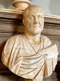 Of Thraco-Roman origin, Maximinus Thrax (173-238 CE) was a child of low birth, and was seen by the Senate as a barbarian and not a true Roman, despite Caracalla's Antonine Constitution granting citizenship to all freeborn citizens of the Empire. A career soldier, Maximinus rose through the ranks until he commanded a legion himself. He was one of the soldiers who were angered by Emperor Severus Alexander's payments to the Germanic tribes for peace, and plotted with them to assasinate the emperor in 235 CE.<br/><br/>

The Praetorian Guard declared Maximinus emperor after the act, a choice that was only grudgingly confirmed by the Senate, who were disgusted at the idea of a peasant becoming emperor. Maximinus despised the nobility, and was heavy-handed in dealing with anyone suspected of plotting against him. In 238 CE, revolt arose in the province of Africa during his reign, with the governor Gordian I and his son, Gordian II, declared co-emperors. The Roman Senate quickly switched allegiance and acknowledged the claim of the Gordians. Maximinus immediately marched on Rome to deal with the Senatorial uprising.<br/><br/>

The Gordians were swiftly defeated and died after less than a month of being co-emperors, with the Senate becoming divided on how to act, some preferring Gordian's grandson, Gordian III, while others elected two of their own, Pupienus and Balbinus, as co-emperors. Rome became engulfed in severe riots and street fighting. Maximinus died before he reached Rome, assassinated by his own soldiers during the siege of Aquileia. Pupienus and Balbinus became undisputed co-emperors. Maximinus' reign is often seen as the beginning of the Crisis of the Third Century, which would see the Roman Empire almost collapse from internal unrest, economic disaster and foreign invasions.