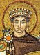 Italy / Byzantium: Justinian I (c. 482 - 565), Emperor of Byzantium (527 - 565), mosaic, Basilica of San Vitale, Ravenna, 547 CE
