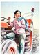 China: Woman tractor driver depicted in a 1964 poster