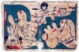 Composed in Egypt in the first half of the 11th century, the 'Book of Curiosities' is a 12th/13th century cosmographical manuscript contains highly unique celestial and terrestrial maps, including the first known rectangular map of the world produced before the renaissance.<br/><br/>

The geographical references are based largely on the first century work of Ptolemy but the manuscript contains previously unknown distinct cartographic features.