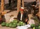 China: Watermelon seller at the Livestock Market, Kashgar, Xinjiang Province
