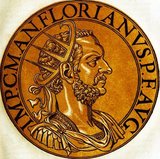 Florianus (-276), also known as Florian, was the maternal half-brother of Emperor Tacitus. He was made Praetorian Prefect by Tacitus in his war against the Goths, and when Tacitus died in 276, the army in the West declared Florian the next emperor without the consent of the Senate.<br/><br/>

Florian had the support of many of the western provinces, while rival claimant Probus had the support of the eastern provinces. The two rivals fought each other at the Battle of Cilicia, with Florian possessing the larger army but Probus being a more experienced general.<br/><br/> 

Florian's army, not used to the hot and dry climate of Cilicia, soon began to lose their confidence. They eventually turned on him and executed him in September 276, barely eighty-eight days into his reign.