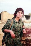 Rojava or Western Kurdistan (Kurdish: Rojavaye Kurdistane) is a de facto autonomous region in northern and north-eastern Syria. Rojava consists of the three non-contiguous cantons of Afrin, Jazira and Kobani. Rojava is not officially recognized as autonomous by the government of Syria and as of 2015 was at war with Daesh, ISIS or the 'Islamic State'.<br/><br/>

Kurds consider Rojava to be one of the four parts of a greater Kurdistan, which also includes parts of southeastern Turkey (Northern Kurdistan), northern Iraq (Southern Kurdistan), and western Iran (Eastern Kurdistan).