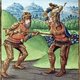 England / Belgium: <i>Le Morte d'Arthur</i> ('the Death of Arthur'), Giovanni Boccaccio, <i>De casibus virorum illustrium</i>, Bruges, c. 1490