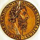 Italy: Icon of Marcus Aurelius (121-180), joint 16th Roman emperor, from the book <i>Icones imperatorvm romanorvm</i> (Icons of Roman Emperors), Antwerp, c. 1645