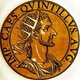 Italy: Icon of Quintillus (212-270), 43rd Roman emperor, from the book <i>Icones imperatorvm romanorvm</i> (Icons of Roman Emperors), Antwerp, c. 1645