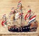Japan: A Japanese painting of a ship of the Dutch East India Company (VOC), Nagasaki School, late 18th century