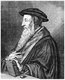 France: Jean Calvin (English: John Calvin, 1509 - 1564), theologian and primary force in the Protestant Reformation, copperplate engraving by Konrad Meyer (1616 - 1689)