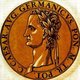 Italy: Icon of Caligula Caesar (12-41 CE), 3rd Roman emperor, from the book <i>Icones imperatorvm romanorvm</i> (Icons of Roman Emperors), Antwerp, c. 1645