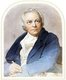 England: Portrait of William Blake (1757 - 1827), English poet, painter, and printmaker. After Thomas Phillips (1770 - 1845), watercolour, 1807