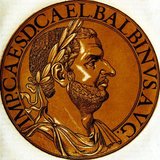 Balbinus (178-238), like his eventual co-emperor Pupienus, was a senator and politican of the Roman Empire. There is little known information about Balbinus before his ascenion to joint emperor, but what is known is that he had served as consul twice, and may have governed multiple provinces.<br/><br/>

After the Senate recognised the Gordians as co-emperors in 238 in defiance of current Emperor Maximinus Thrax, Balbinus was appointed to a committee alongside Pupienus to try and coordinate operations agaisnt Maximinus until the Gordians could arrive in Rome. The Gordians died less than a month after their ascension however, and the senate become divided in what to do next, with some wishing for Gordian III to become emperor, as the Gordians had been well liked by the people of Rome. Ultimately, Balbinus and Pupienus were declared as co-emperors. This led to riots and civil unrest in the capital, especially with the Praetorian Guard, who despised the idea of Senate-elected emperors.<br/><br/>

While Pupienus oversaw the campaign against Maximinus, Balbinus was left to deal with public order in Rome, a duty he failed at. Pupienus soon returned victorious, and Balbinus began to suspect that his co-emperor was planning to supplant him, leading to constant quarrels and fighting. Their disagreements ultimately left them open to assassination by the Praetorian Guard, who dragged them naked through the streets, publicly humiliating, torturing and then finally executing them.