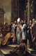 Italy: 'St. Ambrose Absolves Emperor Theodosius', oil on canvas painting by Juan de Valdes Leal (1622-1690), 1673, Prado Museum, Madrid