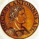 Italy: Icon of Elagabalus (203-222 CE), 25th Roman emperor, from the book <i>Icones imperatorvm romanorvm</i> (Icons of Roman Emperors), Antwerp, c. 1645