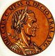 Italy: Icon of Trajan Decius (201-251 CE), 34th Roman emperor, from the book <i>Icones imperatorvm romanorvm</i> (Icons of Roman Emperors), Antwerp, c. 1645