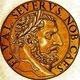 Italy: Icon of Severus II (-307), 55th Roman emperor, from the book <i>Icones imperatorvm romanorvm</i> (Icons of Roman Emperors), Antwerp, c. 1645