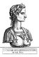 Italy: Caligula Caesar (12-41 CE), 3rd Roman emperor, from the book <i>Romanorvm imperatorvm effigies: elogijs ex diuersis scriptoribus per Thomam Treteru S. Mariae Transtyberim canonicum collectis</i>, 1583
