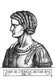 Italy: Otho (32-69 CE), 7th Roman emperor, from the book <i>Romanorvm imperatorvm effigies: elogijs ex diuersis scriptoribus per Thomam Treteru S. Mariae Transtyberim canonicum collectis</i>, 1583