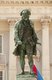Slovenia: Giuseppe Tartini (1692 – 1770), Venetian Baroque composer and violinist. Statue in Tartini Square, Piran, Istria Peninsula