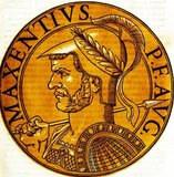 Maxentius (278-312) was the son of former Emperor Maximian, and son-in-law to Emperor Galerius. When his father and Emperor Diocletian stepped down, Maxentius was passed over in the new tetrarchy established by Emperors Constantius and Galerius, the latter nominating Severus and Maximinus Daia as junior co-emperors. Galerius hated Maxentius and used his influence to halt his succession.<br/><br/>

When Constantius died in 306 and his son Constantine was crowned emperor and accepted into the tetrarchy, Maxentius was publicly proclaimed emperor later in the same year by officers in Rome. Severus marched to Rome in 307 to punish Maxentius, but most of his army defected when they arrived, having served under his father Maximian for many years. Maxentius invited his father back to the capital and named him co-emperor, though this lasted less than a year before Maximian fled to the court of Constantine after a failed coup.<br/><br/>

Maxentius ruled over his portion of the empire for roughly six years, and was mostly preoccupied with a civil war against Emperors Constantine and Licinius. He allied himself with Emperor Maximinus II to secure his power, but he eventually perished during the Battle of the Milvian Bridge in 312 against Constantine, where he supposedly drowned in the Tiber River while attempting to retreat.