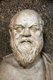 Italy: A mid-2nd Century CE Roman bust of the Greek philosopher Socrates, Vatican Museum, Rome (2016)