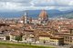 Italy: The dome of Cattedrale di Santa Maria del Fiore (Cathedral of Saint Mary of the Flowers, also known as Il Duomo di Firenze), dominates Florence's skyline