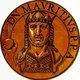 Turkey / Byzantium: Icon of Maurice (539-602), Byzantine emperor, from the book <i>Icones imperatorvm romanorvm</i> (Icons of Roman Emperors), Antwerp, c. 1645