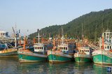 Bang Saphan is a quiet fishing harbour with good rail and road links to both Bangkok and Chumphon, it dominates an attractive bay, Ao Bang Saphan. Like nearby Ban Krut, Bang Saphan’s beaches (at Bang Saphan Yai and, 16km or 10 miles to the south, Bang Saphan Noi) appeal mainly to a mid-range group of local and Bangkok Thais seeking peace and quiet away from the big cities.