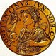 Italy: Icon of Constantine II (316-340), 60th Roman emperor, from the book <i>Icones imperatorvm romanorvm</i> (Icons of Roman Emperors), Antwerp, c. 1645